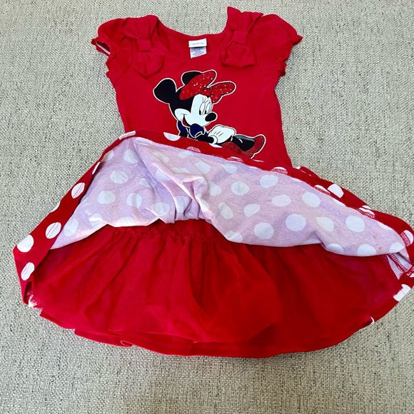 Disney Minnie Mouse Polka Dot Dress - Picture 4 of 5